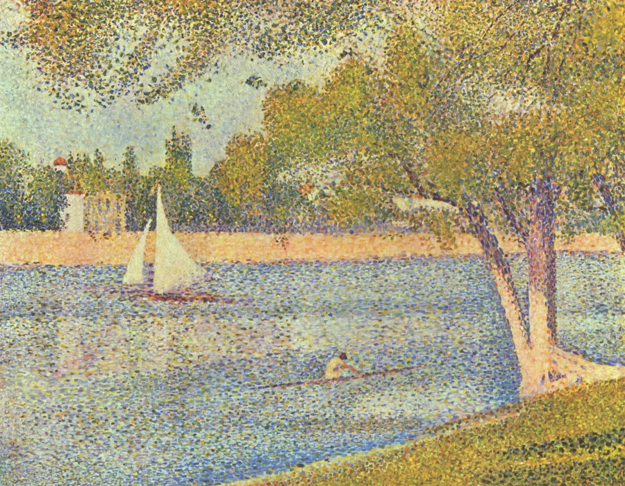 Die Seine bei der Grande Jatte - Frühling - Georges Seurat