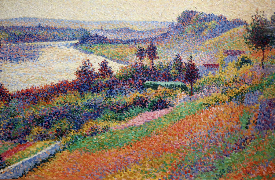 Die Seine bei Herblay - Maximilien Luce
