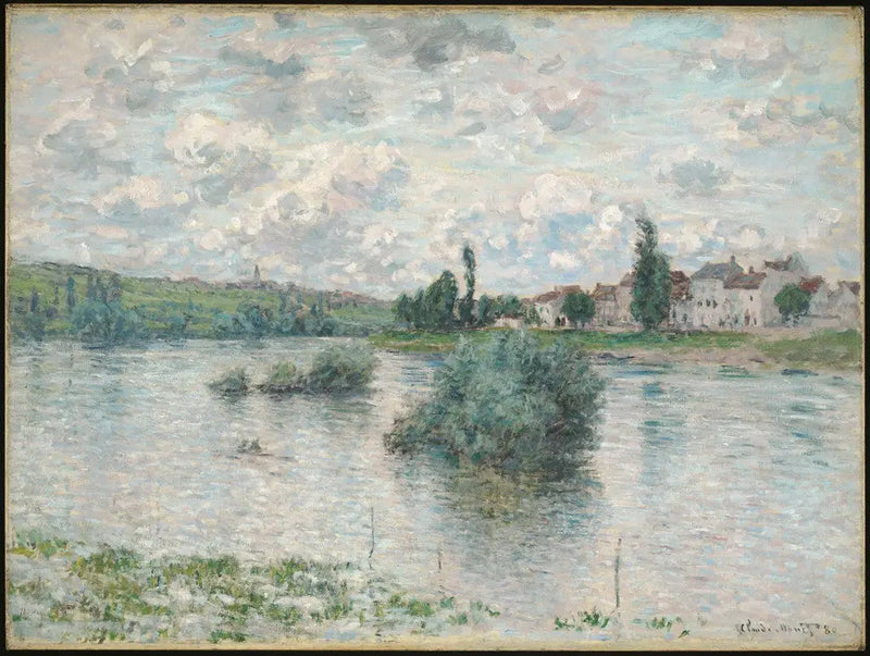 Die Seine bei Lavacourt - Claude Monet