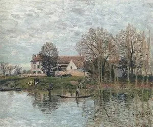 Die Seine bei Port-Marly - Alfred Sisley