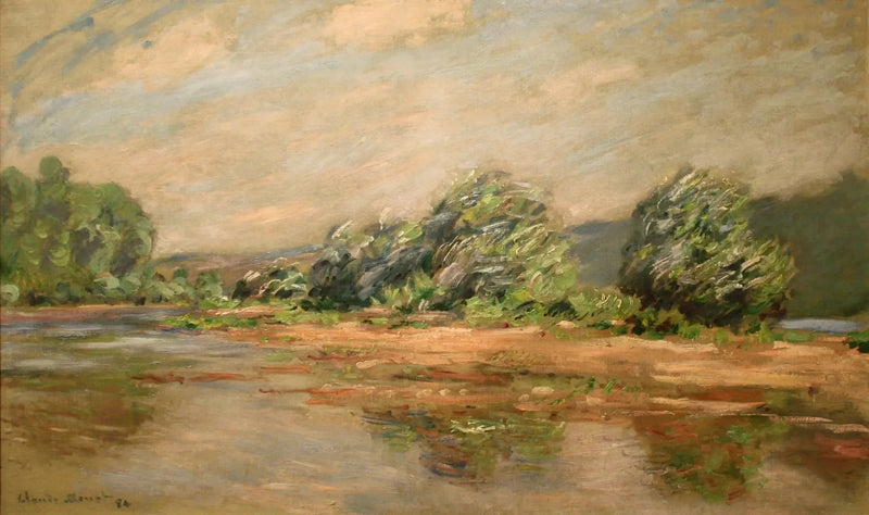 Die Seine bei Port-Villez - Claude Monet
