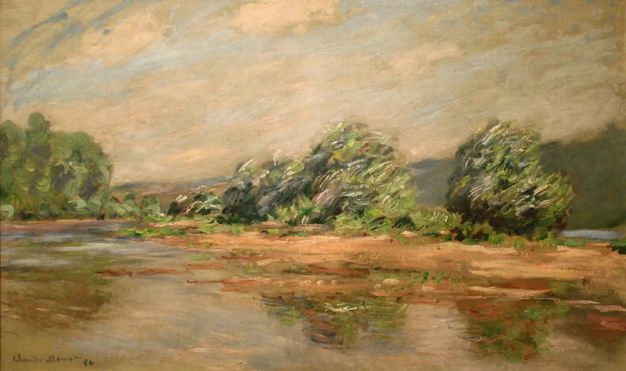 Die Seine bei Port-Villez - Claude Monet