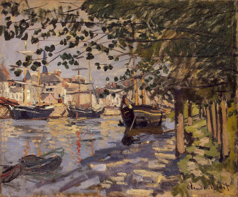 Die Seine in Rouen - Claude Monet