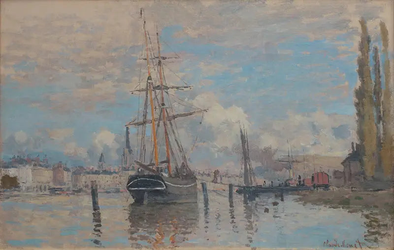 Die Seine in Rouen - Claude Monet