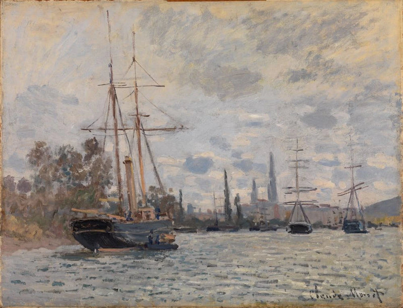 Die Seine in Rouen W268 - Claude Monet
