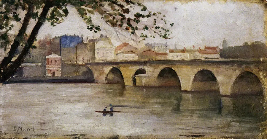 Die Seine in Saint-Cloud - Edvard Munch
