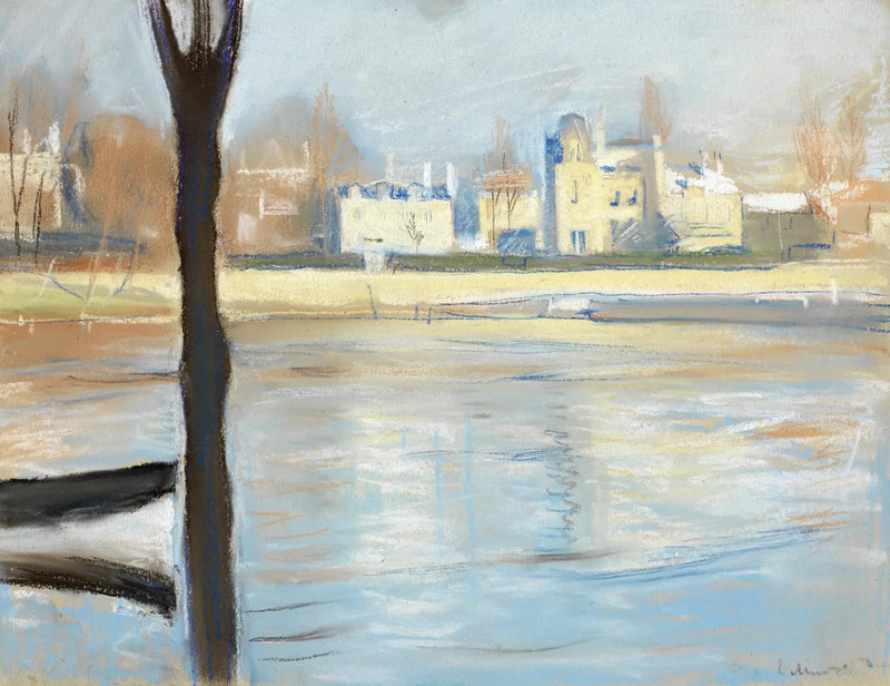 Die Seine in Saint-Cloud - Edvard Munch