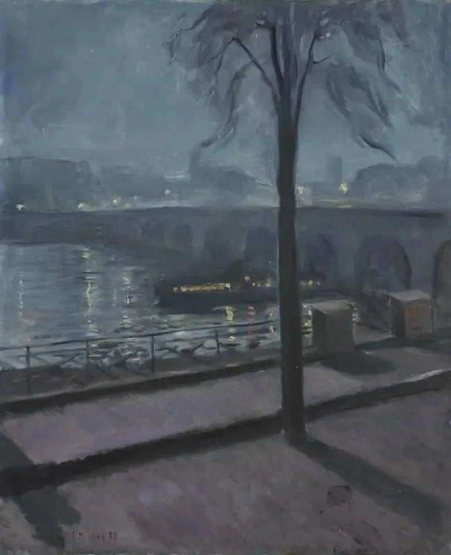 Die Seine in Saint-Cloud - Edvard Munch