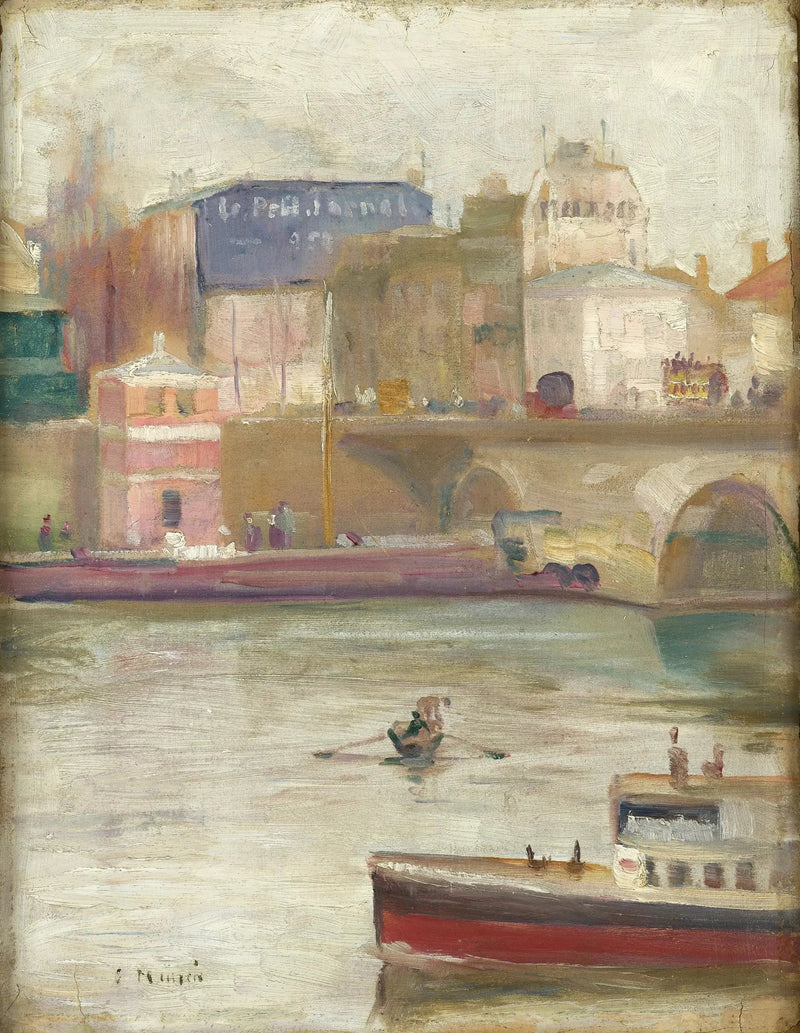 Die Seine in Saint-Cloud - Edvard Munch