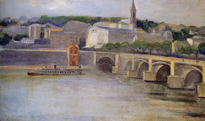 Die Seine in Saint-Cloud - Edvard Munch