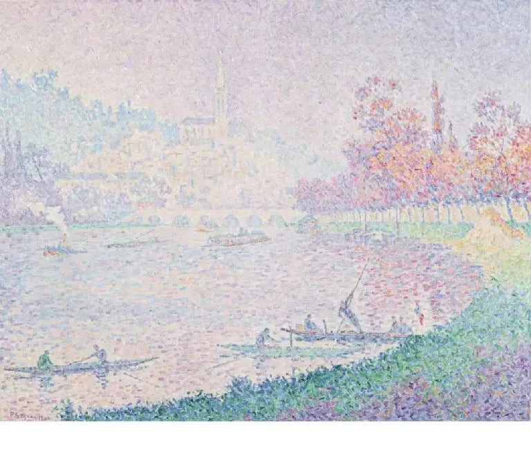 Die Seine bei Saint-Cloud - Paul Signac