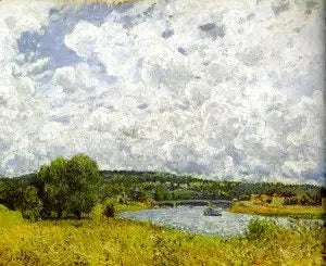 Die Seine bei Suresnes - Alfred Sisley