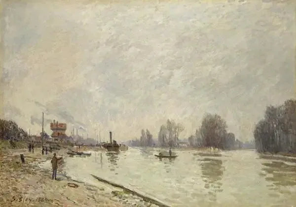 Die Seine bei Suresnes - Alfred Sisley