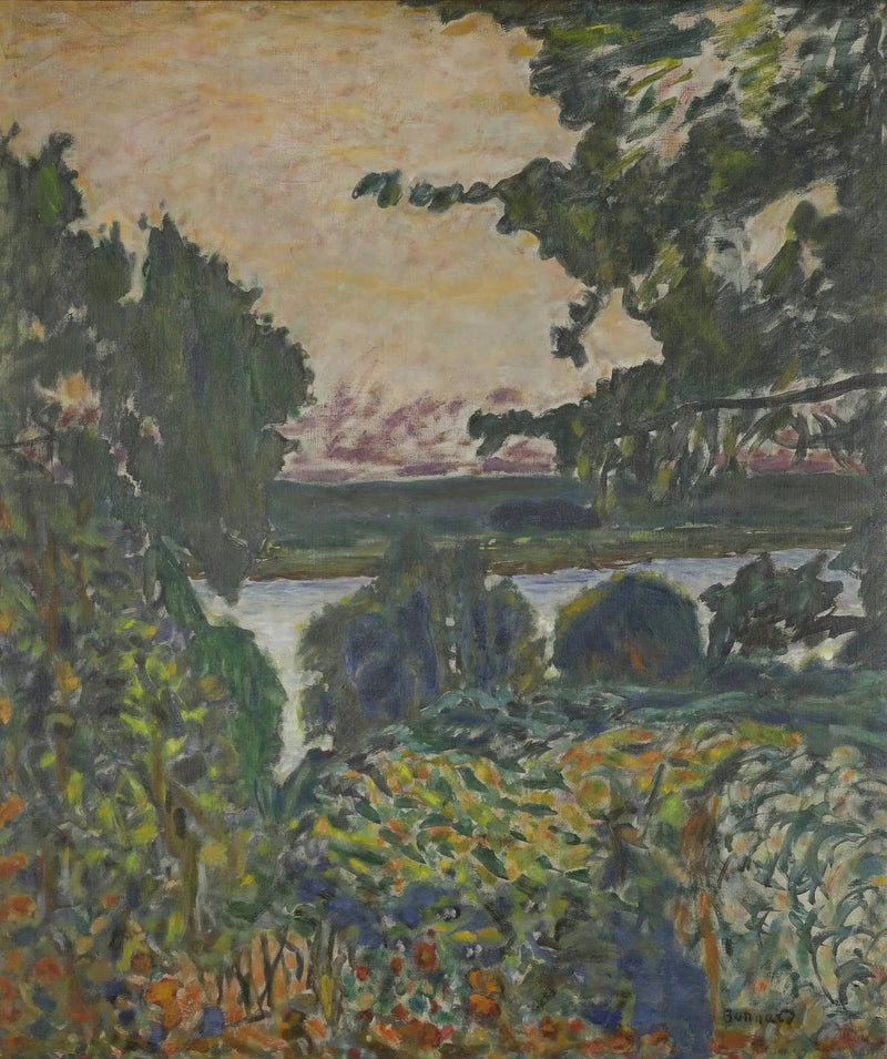 Die Seine in Vernon - Pierre Bonnard