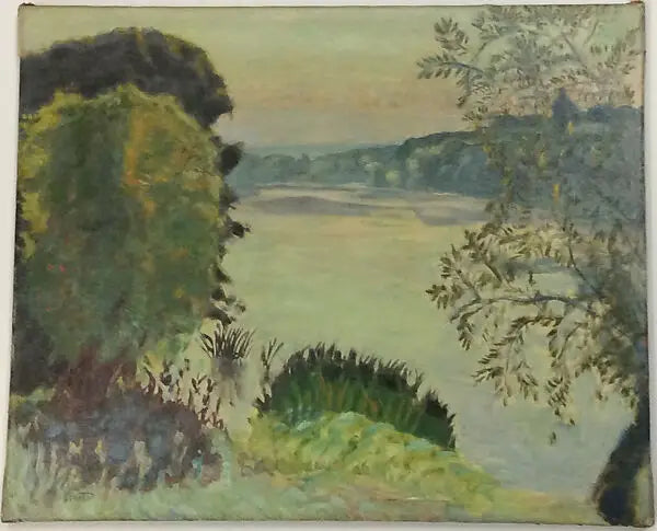 Die Seine in Vernon - Pierre Bonnard