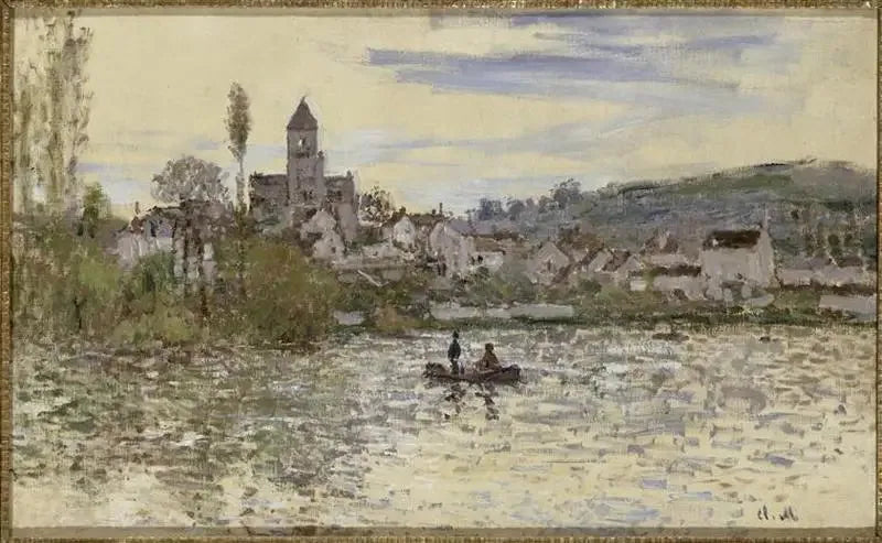 Die Seine bei Vétheuil - Claude Monet