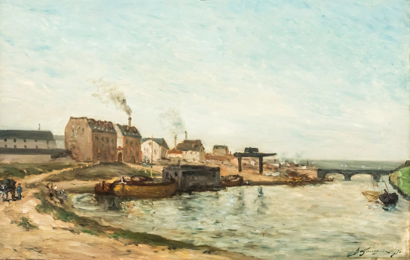 Die Seine bei der Pont de Grenelle - Paul Gauguin