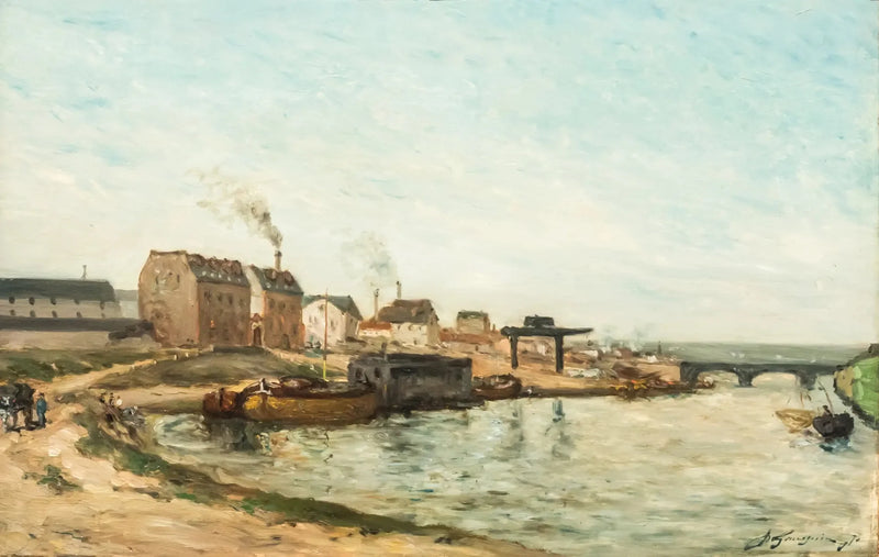 Die Seine bei der Pont de Grenelle - Paul Gauguin