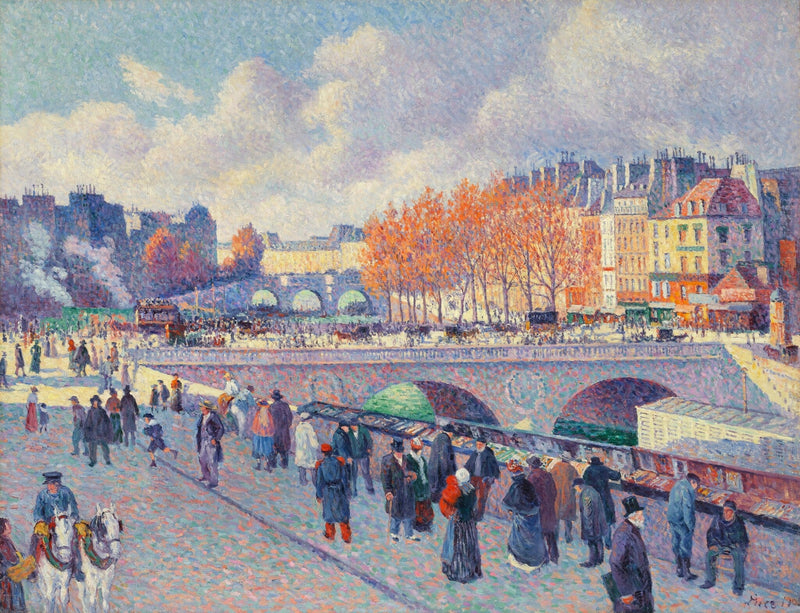 Die Seine am Pont Saint-Michel - Maximilien Luce