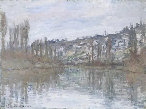 Die Seine unterhalb von Vétheuil - Claude Monet