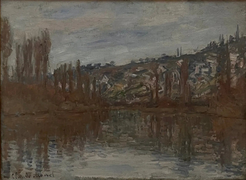 Die Seine unterhalb von Vétheuil - Claude Monet
