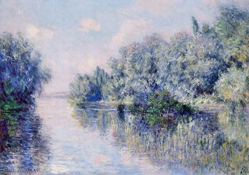 Die Seine bei Giverny - Claude Monet