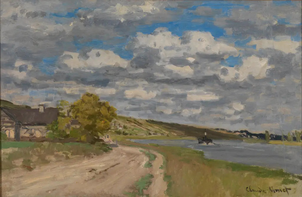 La Seine près de son estuaire, Honfleur - Claude Monet image 1 reproduction de peinture à l’huile