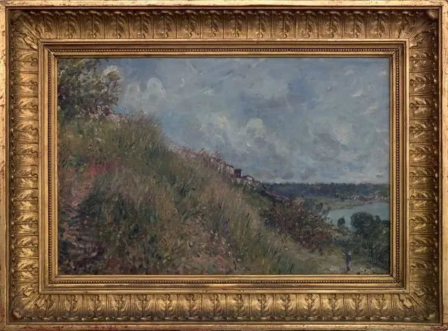 Die Seine, Blick von den Hügeln von By - Alfred Sisley