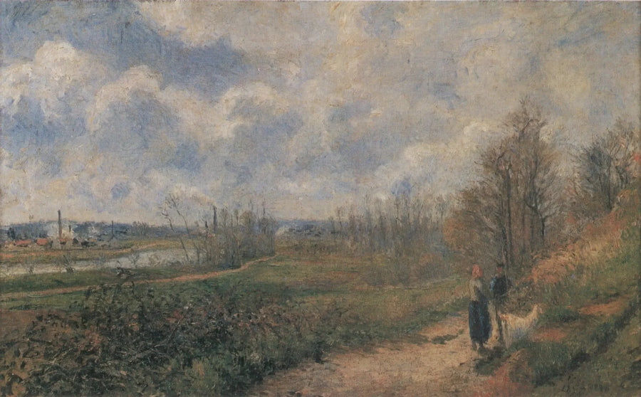 Der Weg des Kohls - Camille Pissarro
