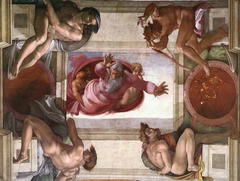 Die Trennung von Land und Wasser - Michelangelo