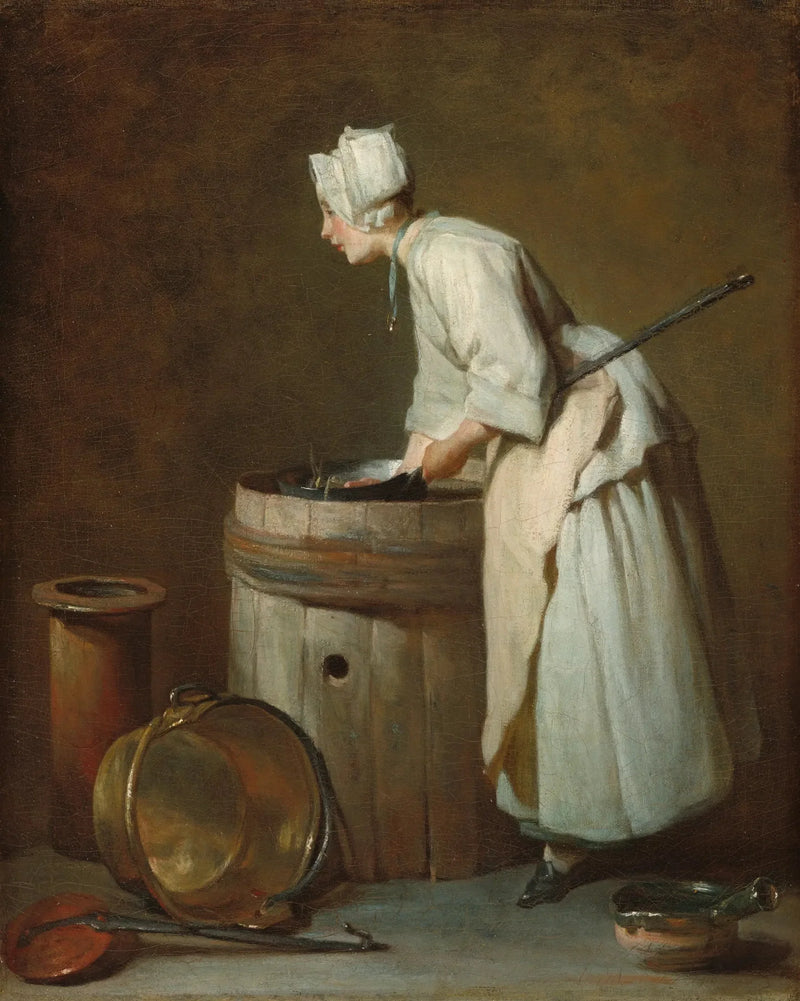 Die Küchenschublade - Jean Siméon Chardin