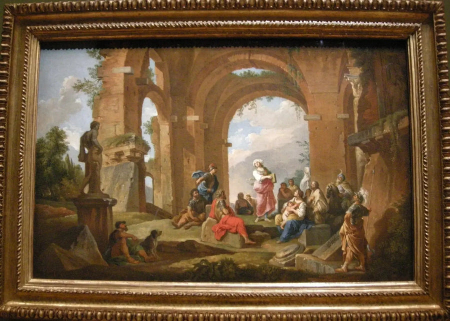 Die Sibylle von Cumes, die die Orakel überbringt - Giovanni Paolo Panini