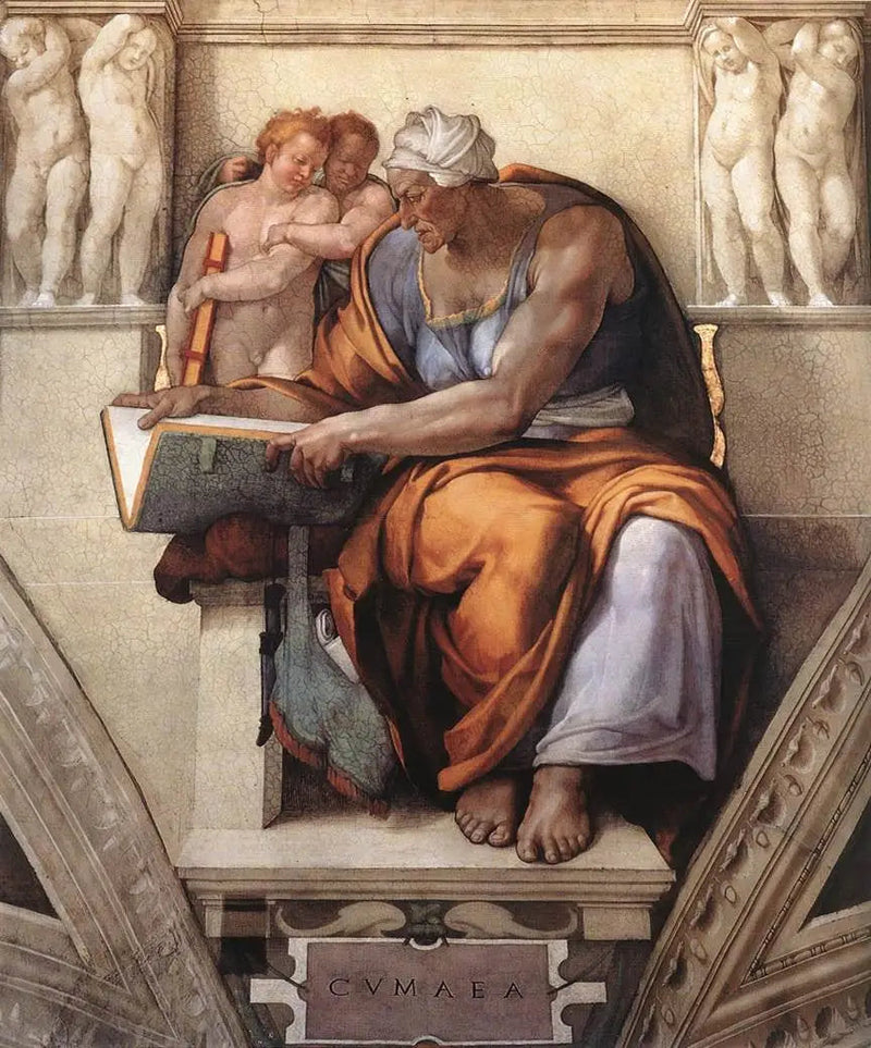 Die Sibylle von Cumae - Michelangelo