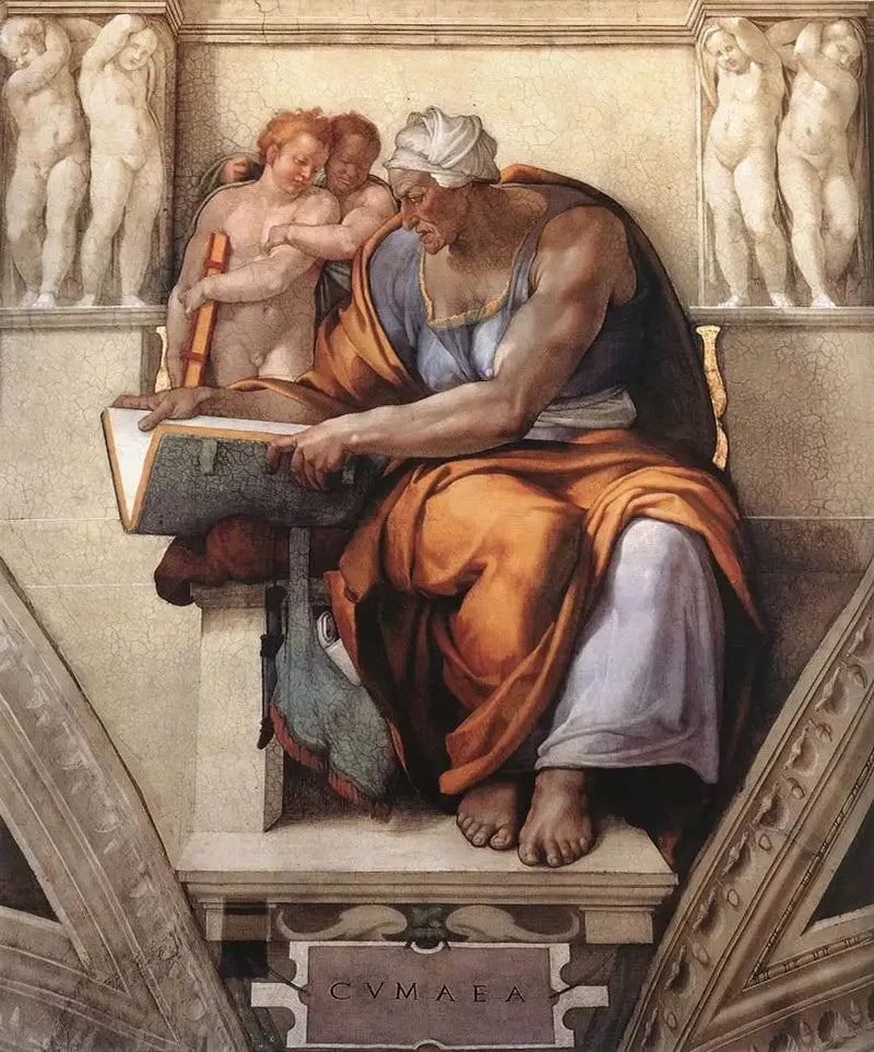 Die Sibylle von Cumae - Michelangelo