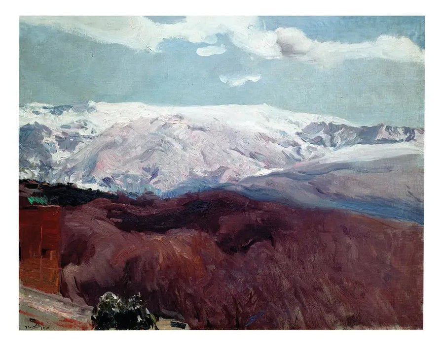 Die Sierra Nevada im Winter - Joaquín Sorolla