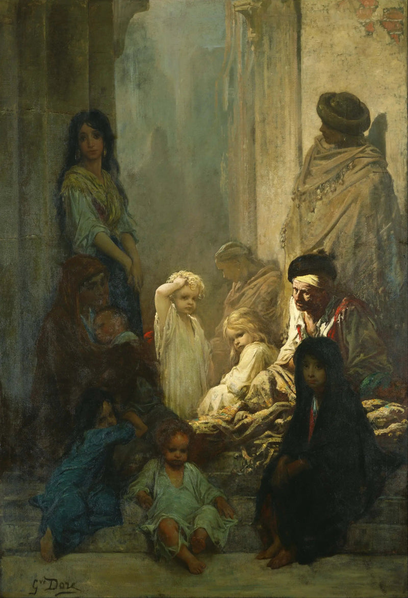 La Siesta, Erinnerung an Spanien - Gustave Doré