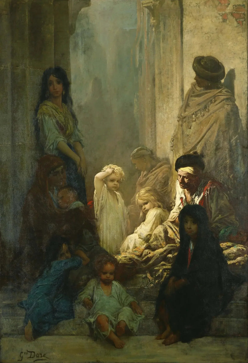 La Siesta, Erinnerung an Spanien - Gustave Doré