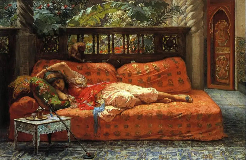 Die Siesta (Nachmittag im Traum) - Frederick Arthur Bridgman