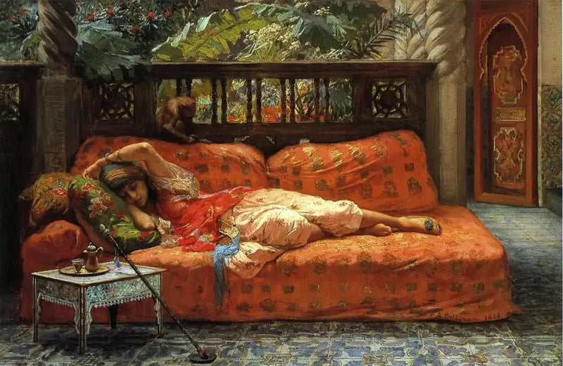 Die Siesta (Nachmittag im Traum) - Frederick Arthur Bridgman