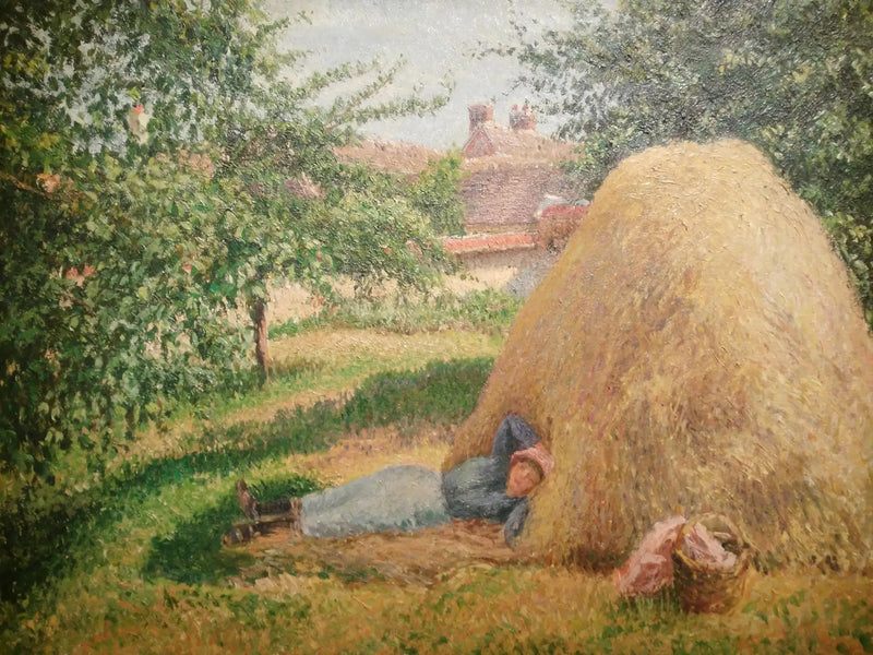 Die Sieste, Éragny - Camille Pissarro