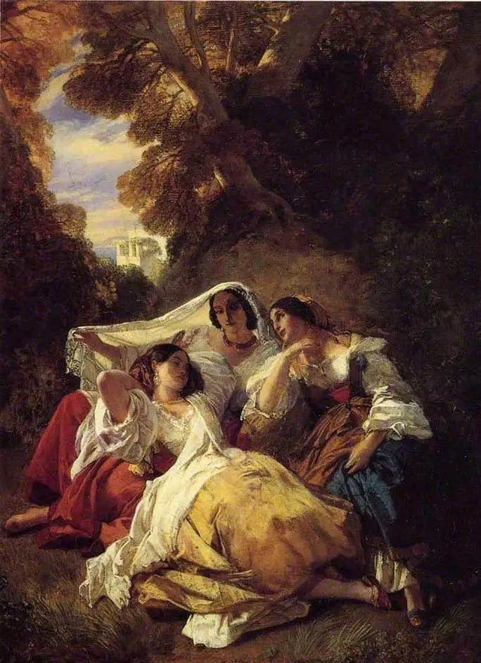 Das Nickerchen - Franz Xaver Winterhalter