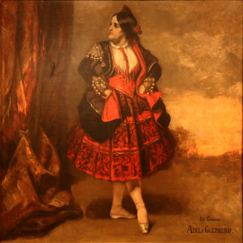 Die Dame Adela Guerrero, spanische Tänzerin - Gustave Courbet