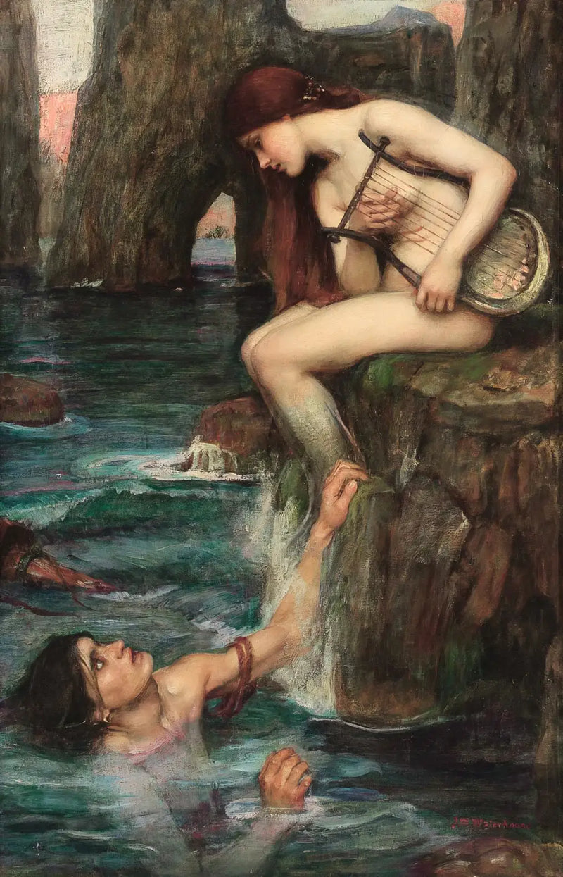 Die Meerjungfrau - John William Waterhouse