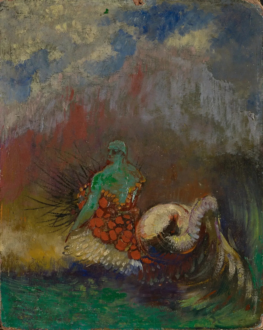Die Sirene - Odilon Redon