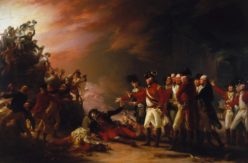 Der Auszug der Garnison von Gibraltar am Morgen des 27. November 1789 - John Trumbull