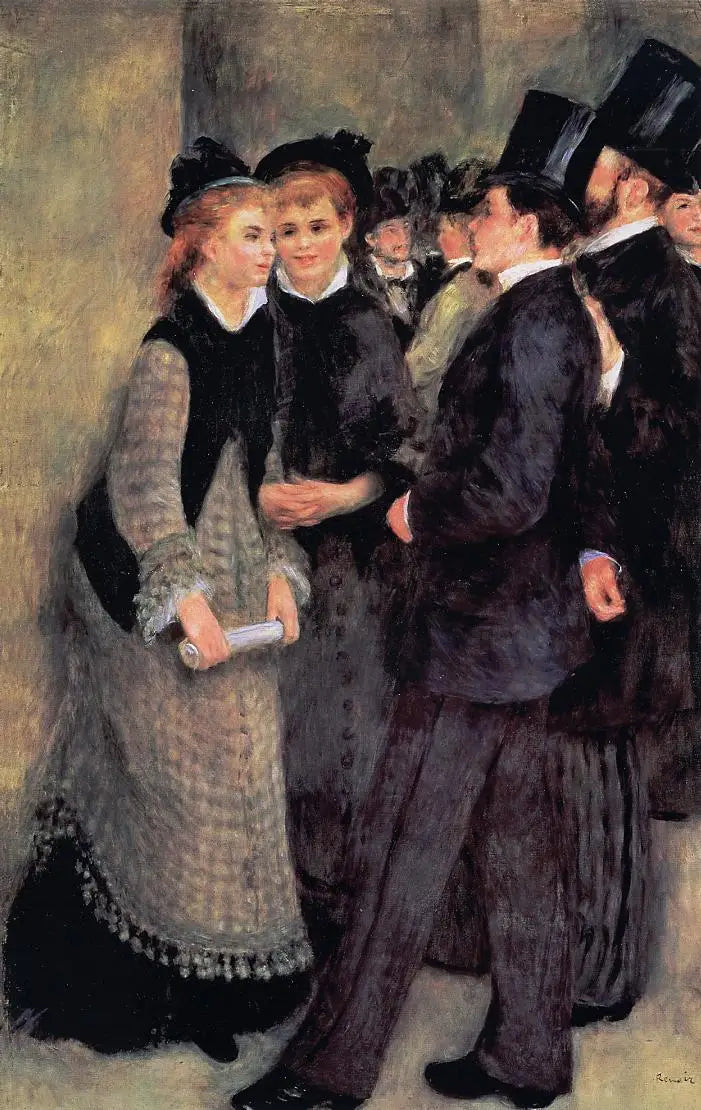 Der Ausgang aus dem Konservatorium - Pierre-Auguste Renoir