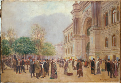 La sortie du Salon au Palais de l’Industrie - Jean Béraud - Alpha Reproduction