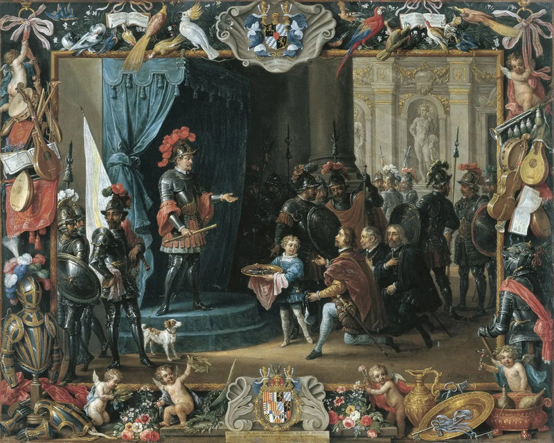 Die Unterwerfung der sizilianischen Rebellen unter Antonio de Moncada im Jahr 1411 - David Teniers der Jüngere