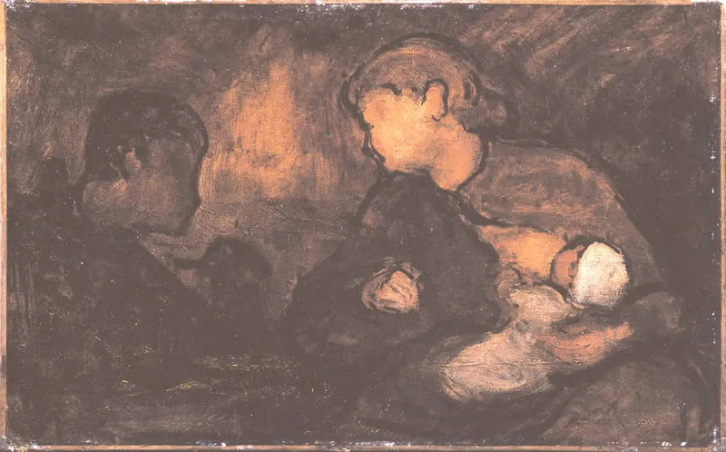 Die Suppe - Honoré Daumier