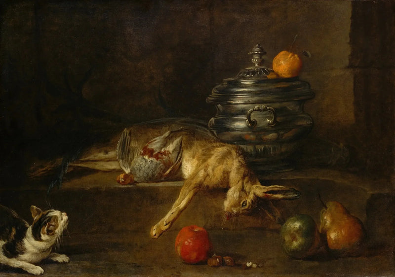 Die silberne Suppenschüssel - Jean Siméon Chardin
